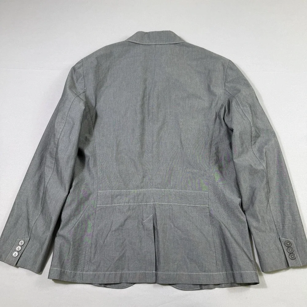 John Varvatos Jacket Mens Size Small Grey Blazer Sport Coat Casual Vented Cotton